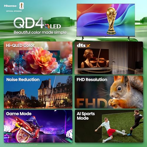 Image of Hisense 40QD4SV 40 inch Class QD4 Series FHD Hi-QLED Smart VIDAA TV