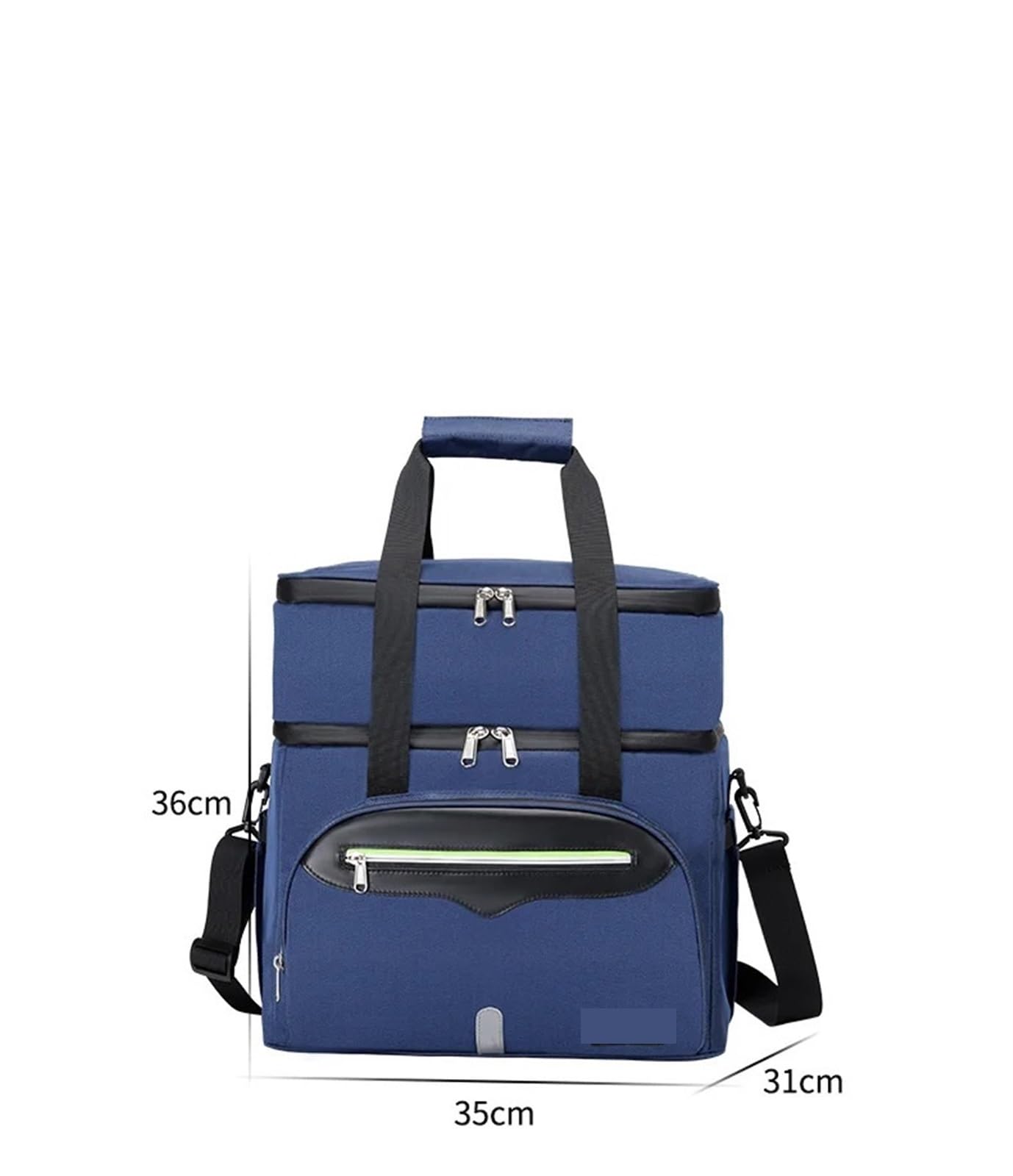 Bolsas térmicas, Bolsa térmica aislante for distribución de alimentos, azul y marrón(Brown)