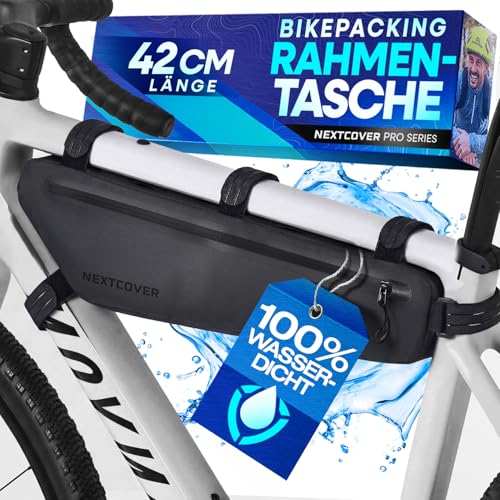 Nextcover® Bikepacking Rahmentasche [42 cm] I Fahrradtasche Rahmen