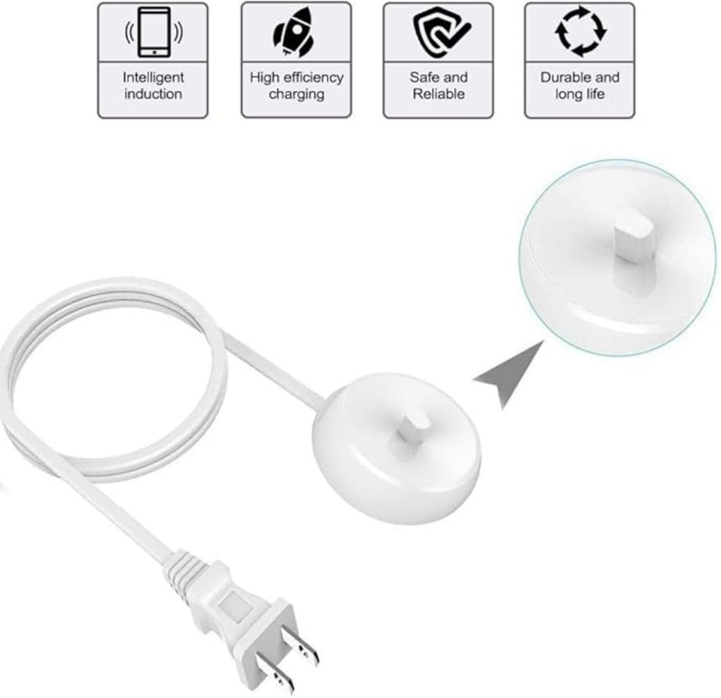 Musstad Electric Toothbrush Charger Base for Oral-B Electric Toothbrush 4736 4717 4729 8850