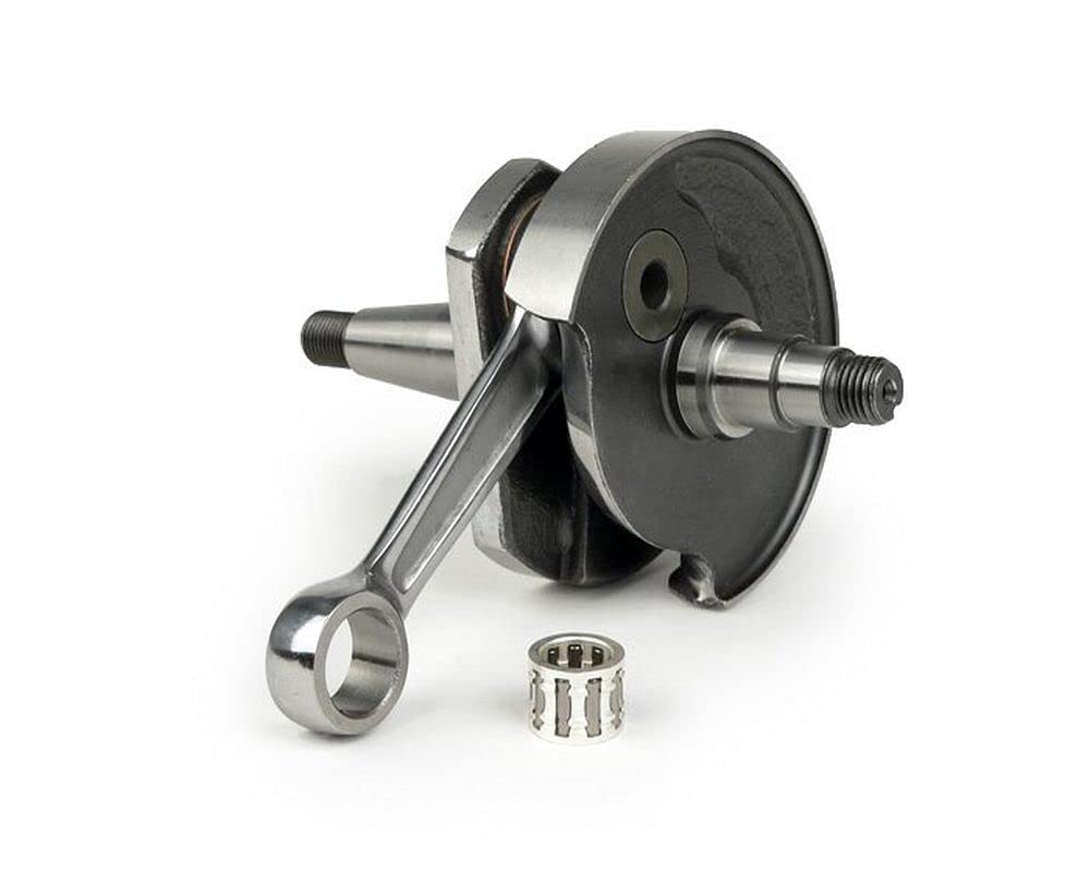 BGM Kurbelwelle Racing Drehschieber, 20mm Konus, kompatibel für Vespa PK50 XL Ersatz Rennwelle