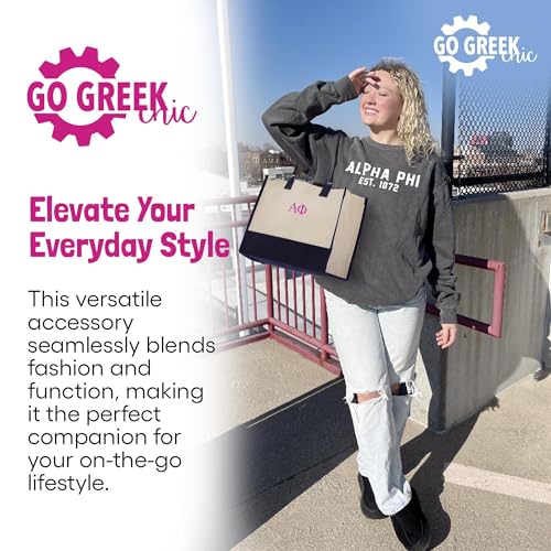 Bolso Tote Bordado Go Greek Chic miniatura 2