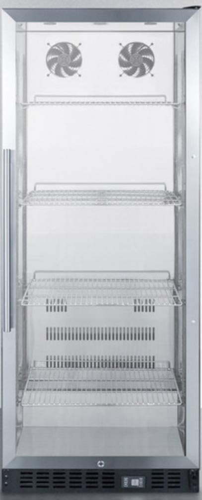Summit SCR1156 Beverage Refrigeration, Glass/Black