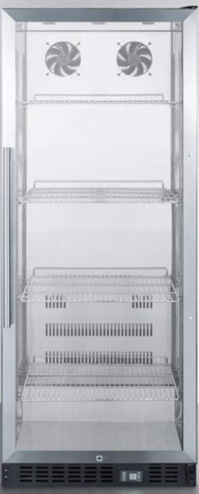 Summit SCR1156 Beverage Refrigeration, Glass/Black
