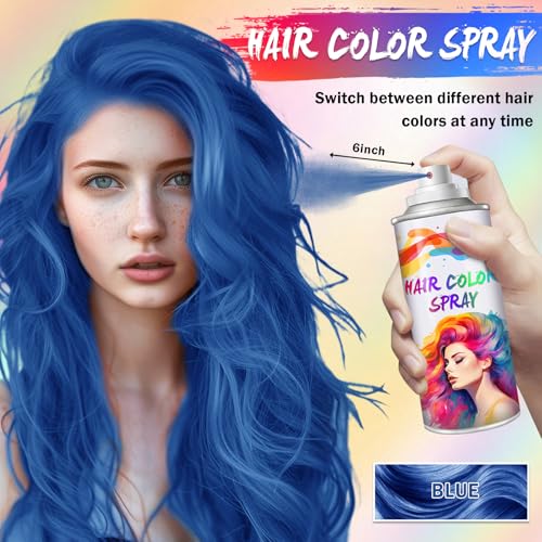 Spray Tinte Temporal para Cabello Azul 120ml miniatura 2