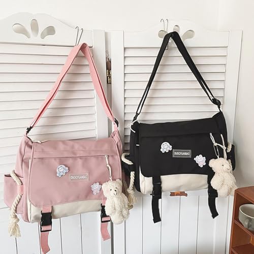 Japanese Crossbody Bag for Women Shoulder Bag with Adjustable Strap Nylon Shoulder Purse3