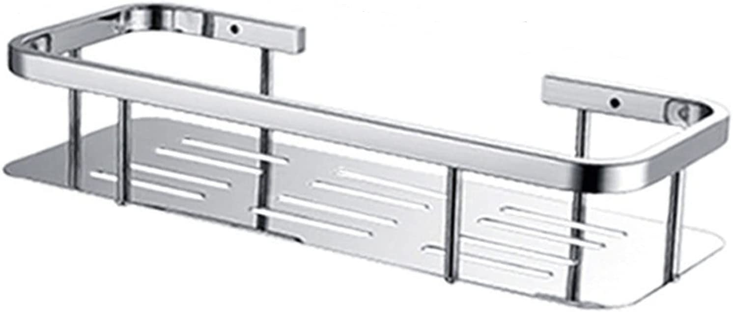 ELUKHT Bathroom Shower Shelf Stainless Steel Bath Kitchen Basket Shower Caddy Rack Rustproof Metal Bathroom Storage Floating Shelves