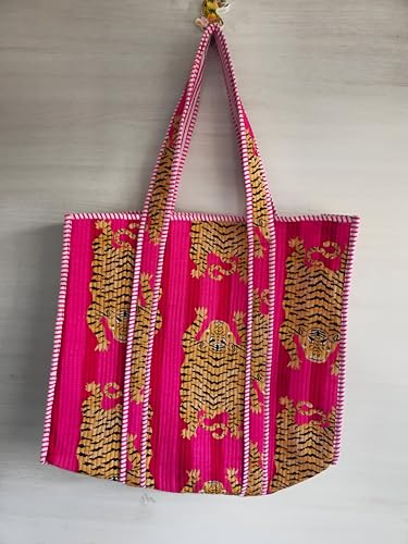Bolso Tote ligero de algodón para mujer miniatura 7