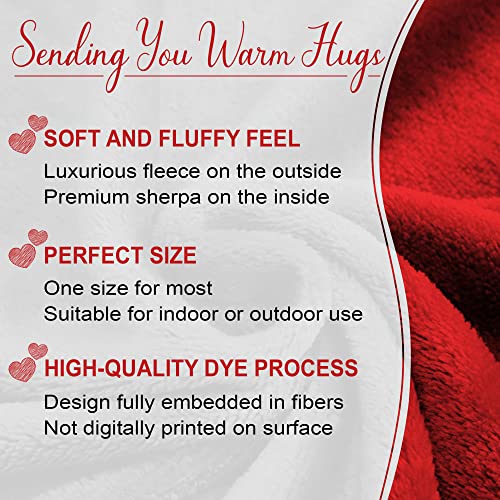 Mama Buffalo Plaid Wearable Blanket Hoodie - Birthday Gifts For Mom From Daughter Son, Mom Gifts For Wife From Husband, Wife Birthday Gift #TOP4