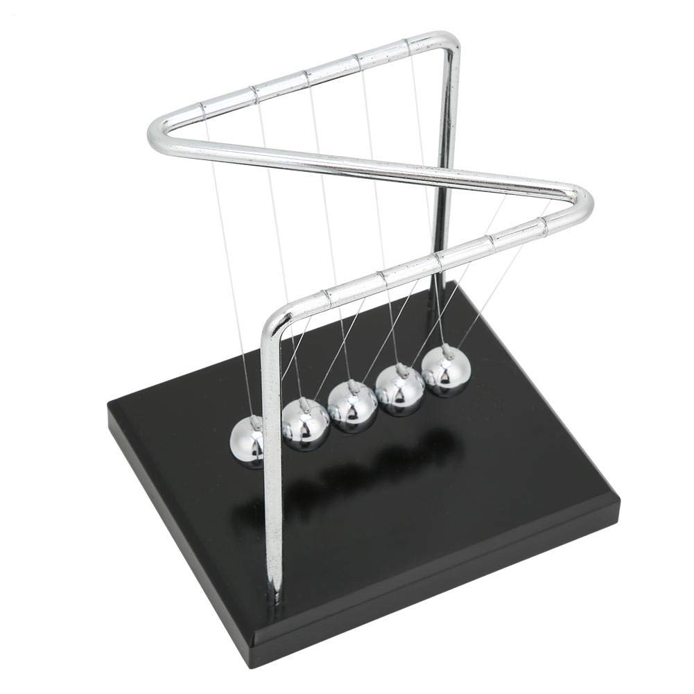Berceau De Newton – Pendule Magnétique Acier Inoxydable – Jouet Décompression Bureau – Démonstration Lois Physique – Cadeau Original