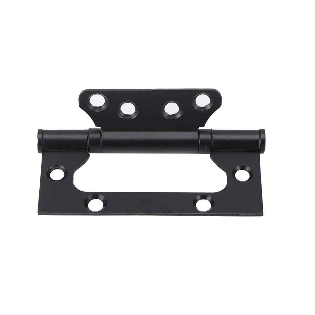 Nvsfzgiyg One Color 6Pcs Door Hinge Zinc Alloy Flat Mute Bearing Window Furniture Hardware Fitting Black Hinges