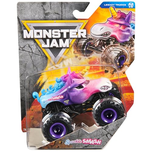 Camion Sparkle Smash Monster Jam idée cadeau anniversaire enfant 3 ans