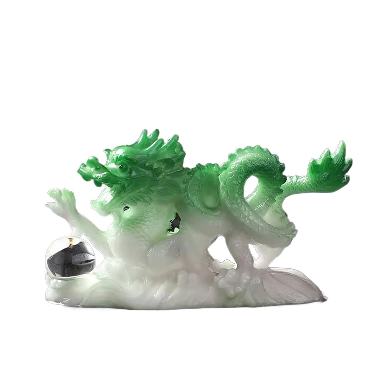 ENGENDER Kung Fu Tea Pet Tea Pet Ornaments To Attract Wealth, Creative High-temperature Color-changing Handmade Statues, Accessories(C)