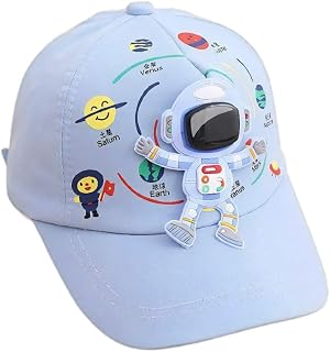 Ziory Cotton Astronaut Applique Detailed Cap - Blue Price In India