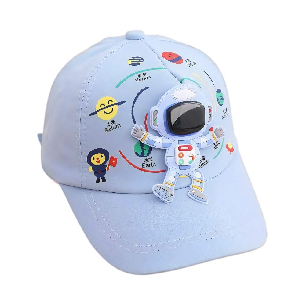 Ziory Cotton Astronaut Applique Detailed Cap - Blue - Review, Price and Buying Guide