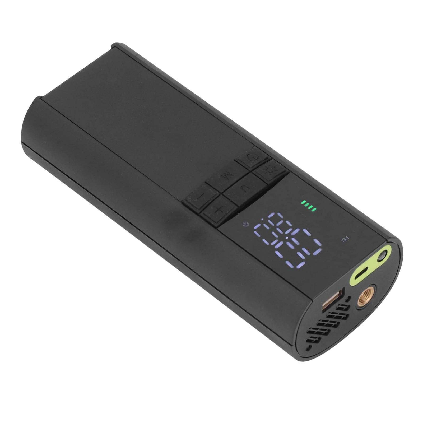 Elektryczna Pompka do Opon 8000 MAh, Przenośna Pompka do Opon ze Stopu Aluminium, Inflator 150 Psi z Manometrem, Lampka LED i Power Bank do Samochodu, Motocykla, Roweru, Piłek i
