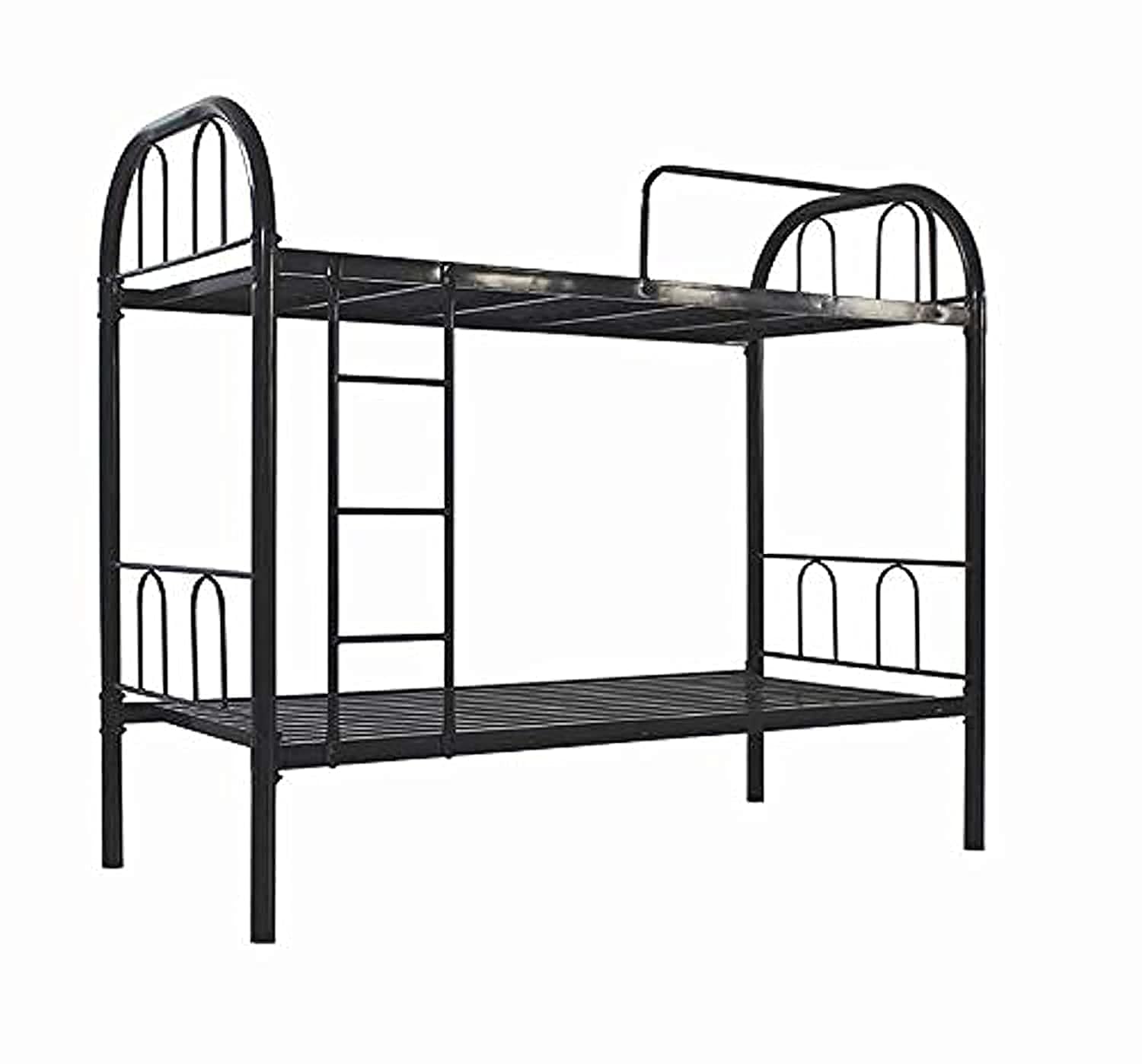 Iron Metal Bunk Bed (Black,190x90x83cm)