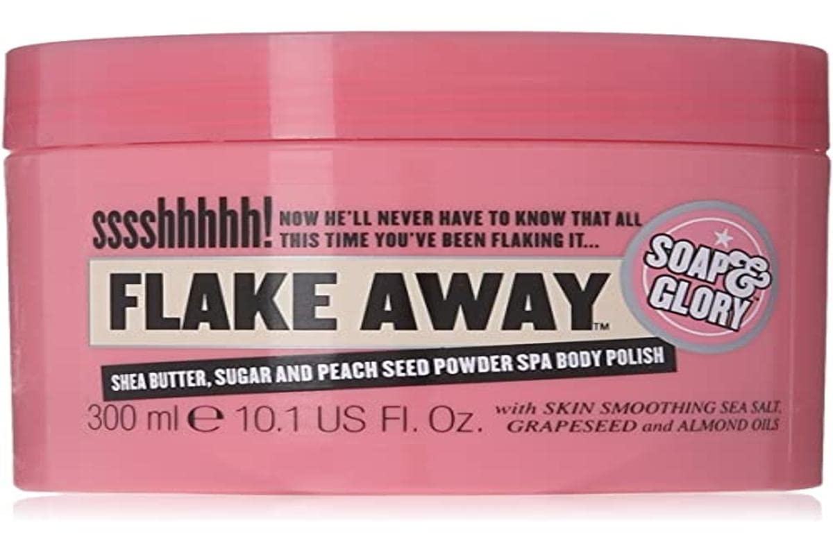 Soap And Glory Flake Away Body Scrub 300ml (Pack Qty 1) by Soap And Glory