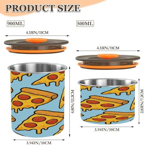 Contenedor hermético para café acero inoxidable 30oz miniatura 2