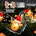 Guirnalda de Luces NavideñAs, 30 Led Bonito Sombrero de Navidad de Papá...