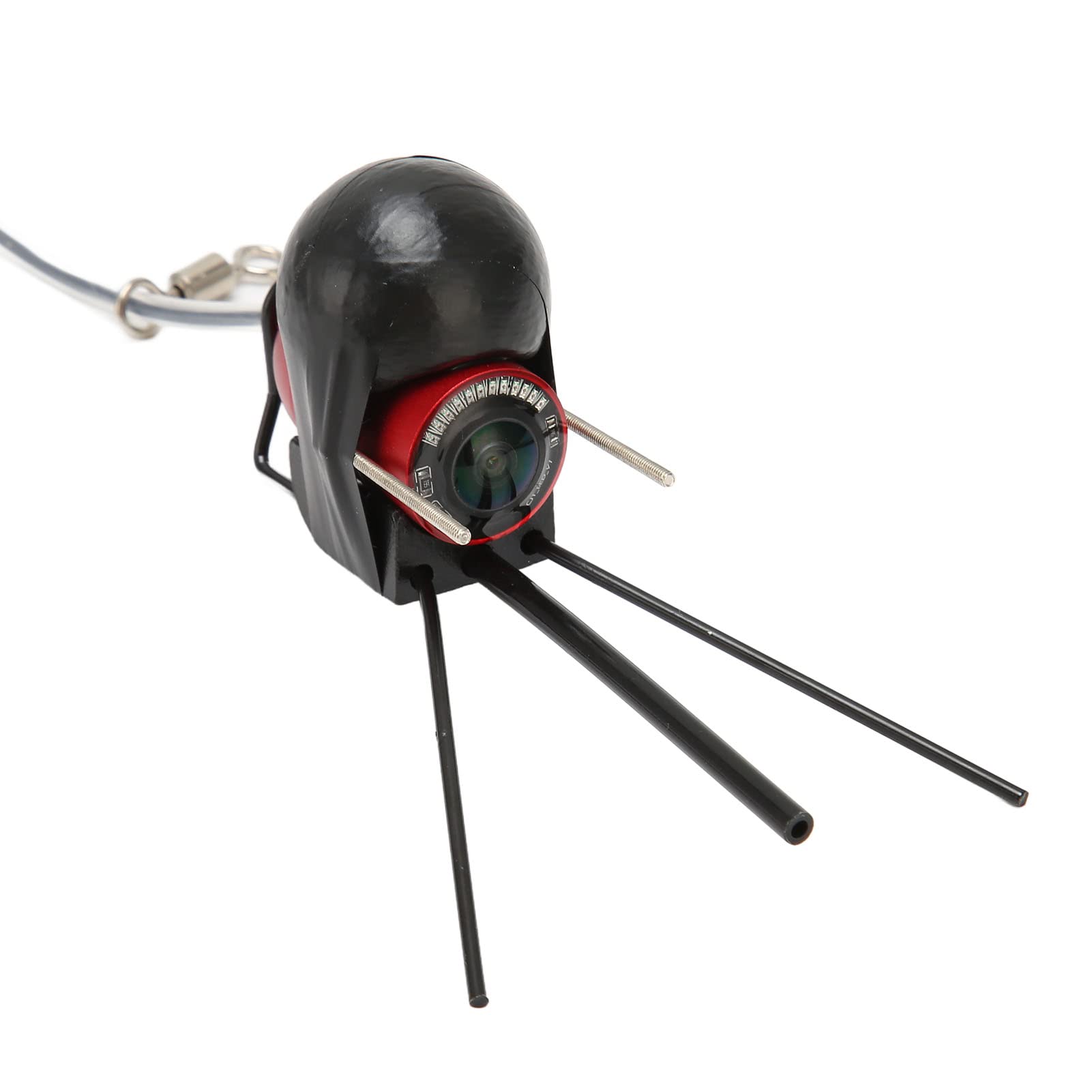 Videocamera per la Pesca Subacquea, Videocamera Portatile per Ecoscandaglio HD Fotocamera Impermeabile con Monitor LCD da 4,3 Pollici per la Pesca in Kayak in Barca Sul Mare (15 m / 16,4 yd Spina UE)