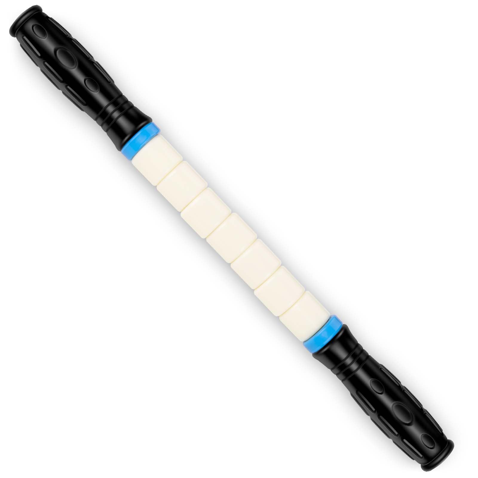 iGreely Premium Muscle Roller The Ultimate Massage Roller Stick 17 Inches Recommended by Physical Therapists Promotes Recovery Fast Relief for Cramps Soreness Tight Muscles-White