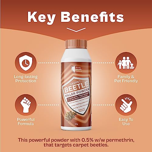 Carpet Beetle Killer Powder Complete Treatment To End Infestations