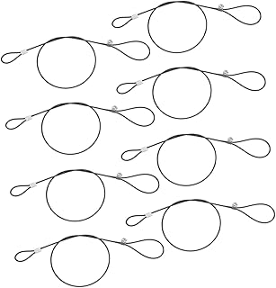 Metal Gate Latch Cable 8Pcs Gate Latch String Fence Gate Pull Cord Protective Latch Cable Pull Gate Latch Cable Home Gate Latch Cable