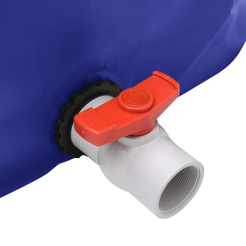 Faltbarer Wasserbehälter 1000 L mit Wasserhahn PVC für Garten Bewässerung Camping Outdoor Nutzung flexible Wasserkanister