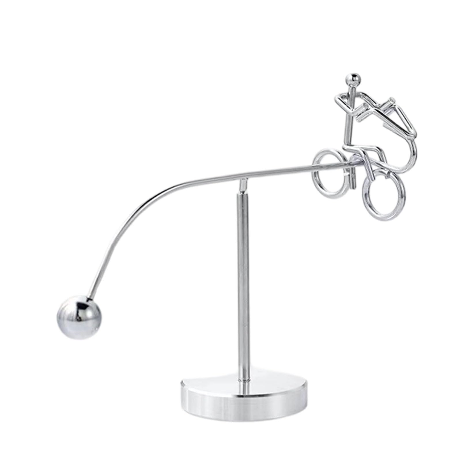 Osniyaw D Kinetics Art Balance Toy Ecompression Science Psychology Home Office Esk Ecoration Metal Physics Balance Cup Metal Sculpture Rinking Cup Toy Kinetics