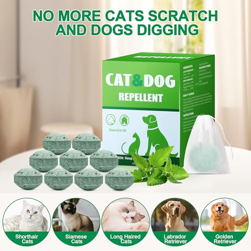 Enbabbor 24 Pack Cats And Dogs Repellent Balls For Outdoor Use thumb #3