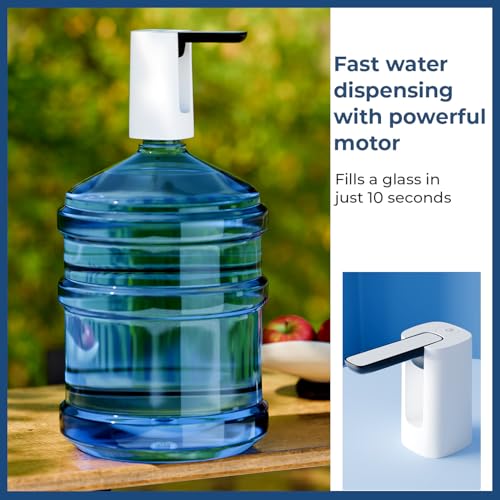 Image of Lifelong Automatic Wireless Water Dispenser Pump for 20 Litre Bottle | USB Rechargeable Electric Water Pump | Portable Water Can Dispenser for Home, Office & Outdoor Use