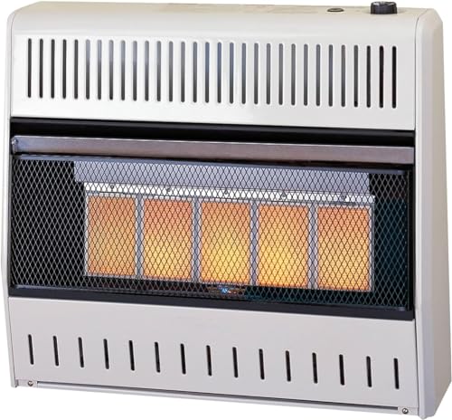 Image of ProCom Heating Natural Gas Ventless Infrared Plaque Heater With Base Feet - 30,000 BTU, T-Stat Control - Model# MN300TPA-B