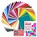 SISER EasyWeed Heat Transfer Shirt Vinyl Deluxe Easyweed Color Bundle, 12 Inch x 15 Inch with Design Card & Custom Swatch Book by Swing Design