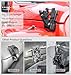 Upgraded Jeep Hood Latches with Keys, Hood Latch for 2018-2026 Jeep Wrangler JL JLU 4XE Jeep Gladiator JT, Anti-Theft Hood Lock Catch Latches Accessories, Off-Road Modified Style, 1 Pair (Not for JK)
