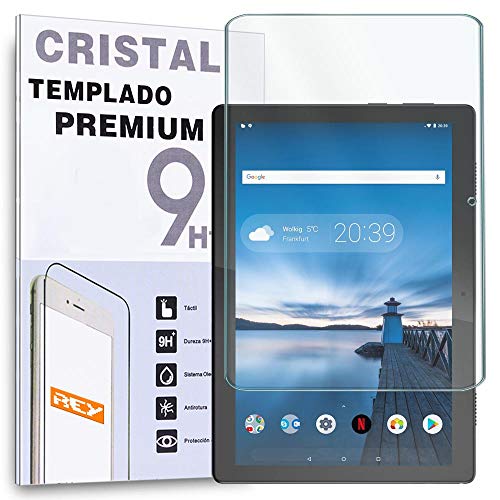 REY Protector de Pantalla para Lenovo Tab M10 10.1', Cristal Vidrio Templado Premium, Táblet