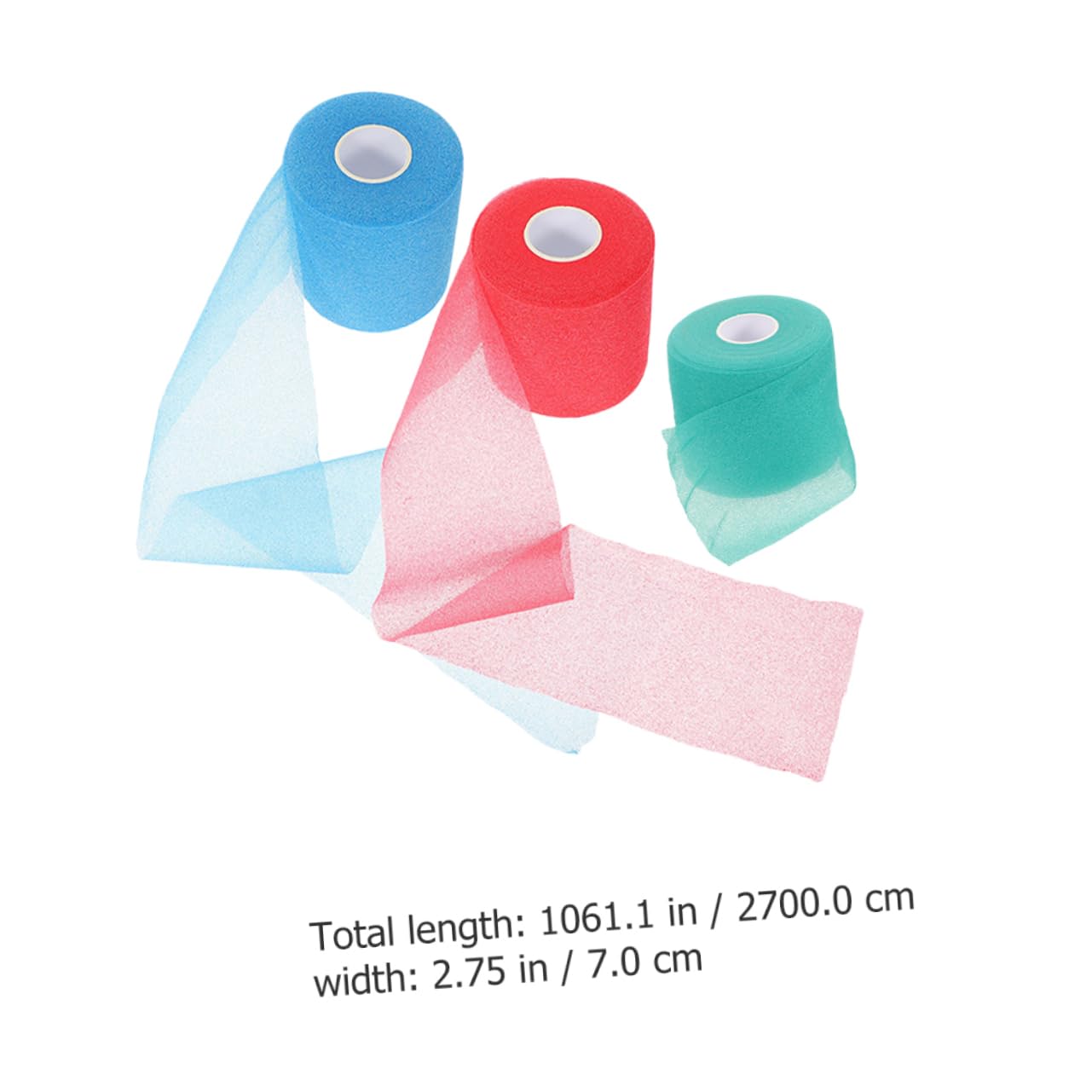 FRCOLOR 3 Rolls Skin Membrane Portable Sports Wraps Racket Damping Wraps Athletic Tape Sports Tape Joint Protective Portable Athlete Tape Breathable Athlete Tape