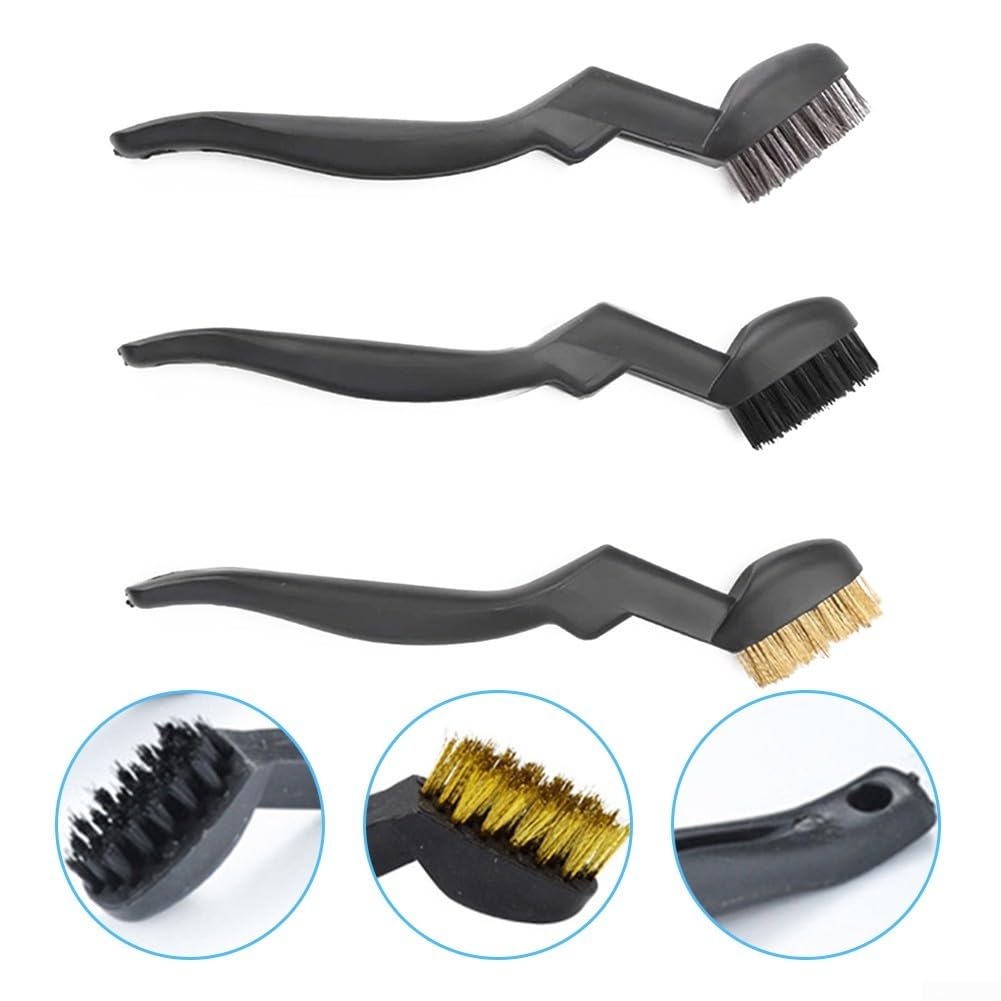 Spazzola Combinata Nylon E Rame - Per Pulizia E Manutenzione, Setole Miste - Foto 13