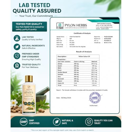 Image of Pain Relief Oil for Tired Legs & Swelling | Lab tested Natural Circulation Support for Varicose Veins & Tired Legs, Reduces Heaviness & Fatigue | Fast Absorbing, Non-Sticky, Plant-Based Massage Oil 60ML( Pack of 2)