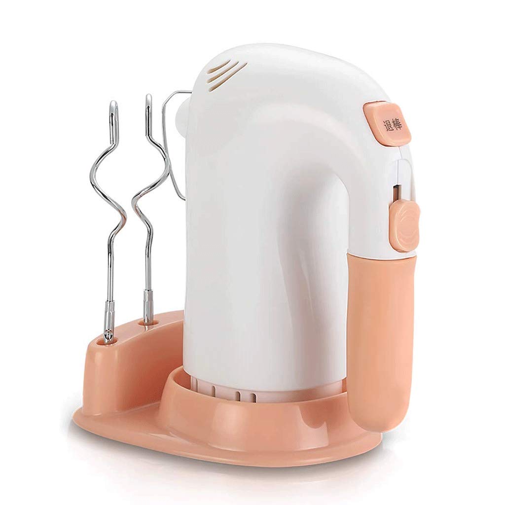 Egg Beater Mini Handheld High Power Hand Mixer Household Electric Beater with one-Touch Easy Eject Button 5-Speed Settings