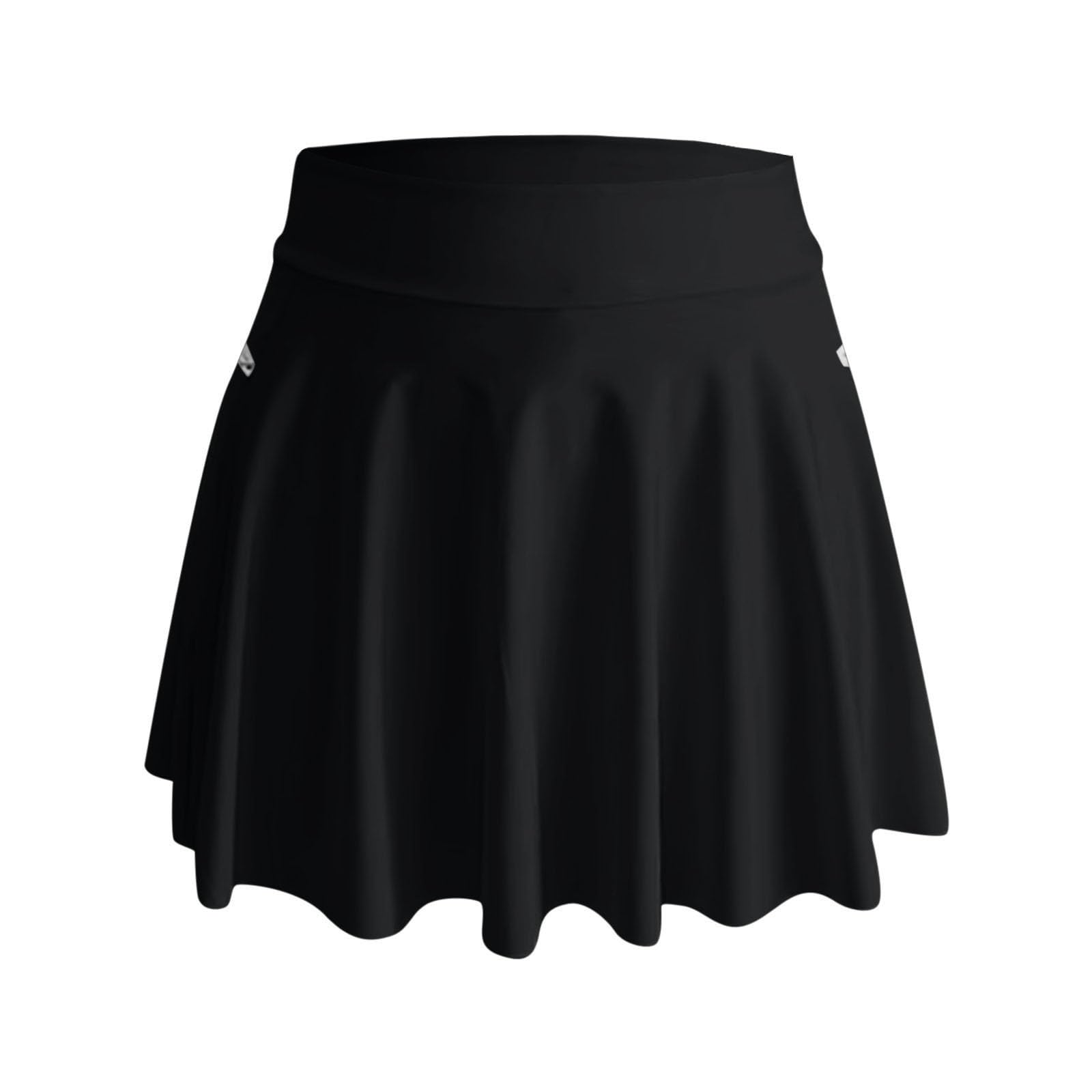 Generico Gonna da Bagno Donna Vita Alta Mare Gonne da Bagno Contenitivo Piscina Tinta Unita Tasca Spiaggia Estate Sportivo