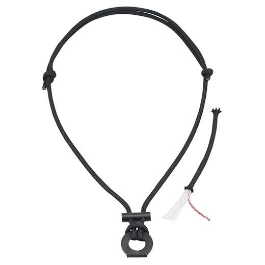 PSKOOK Fire Starter Necklace, Survival Paracord Necklace with Flint and Steel, Bushcraft Necklace for Camping, Hiking and Backpacking