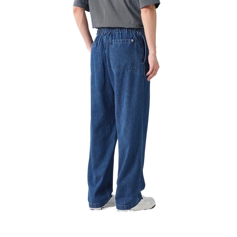 Jeans Elastic Waist Casual Pants3