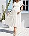 Baby Shower Dress Maternity White Pregnancy Photoshoot Summer Flowy Boho Midi Flutter Sleeve Wedding Dresses 2025