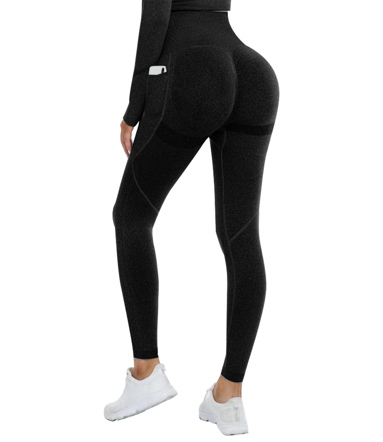 DUROFIT Leggins Donna Push up Leggings Sportivi Vita Alta Anticellulite Pantaloni Palestra per Fitness Yoga Pant