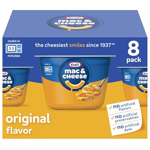 Kraft Original Mac & Cheese, 8 ct Box, 2.05 oz Cups