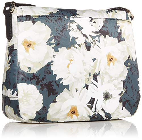 Karl Lagerfeld Paris Cara Flap Messenger Bag, forest multi Floral