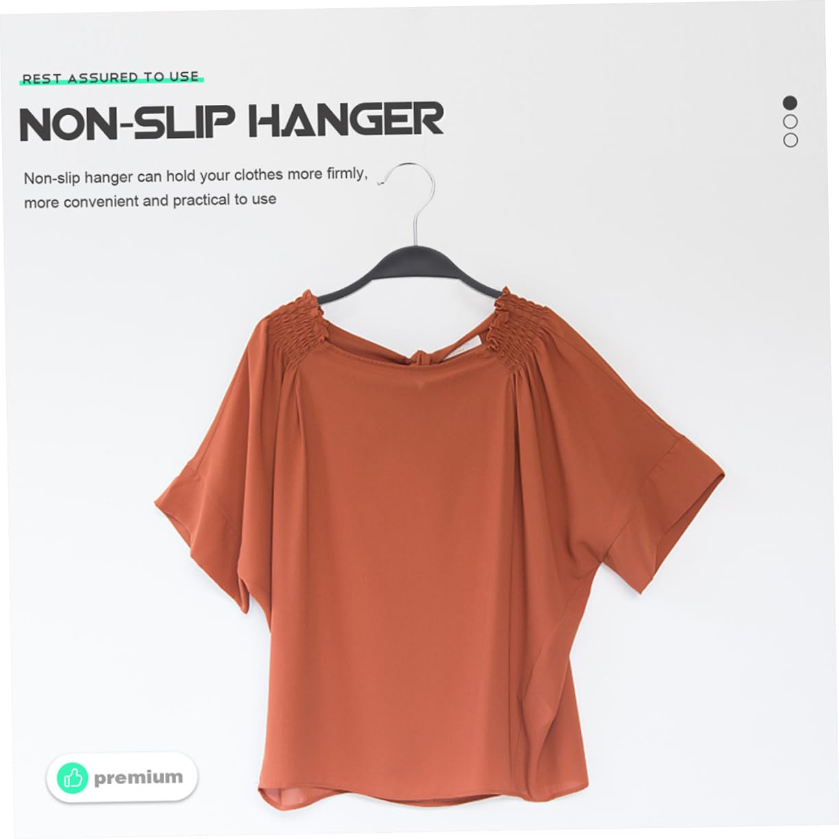 Cabilock 5Pcs Non Slip Hangers Clothing Drying Racks for Home Hotel Convenient for Coats Pants and Dresses Sturdy Design with Smooth Finish