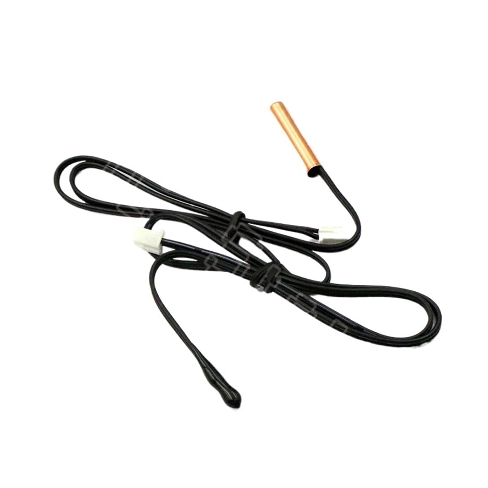 HIZON Sensor de Temperatura de Aire Acondicionado Universal 100PCS | Termistor de cobre de goma del sensor de temperatura de la cabeza 5k 10K 15k 20K 25K 50K NTC(5K)