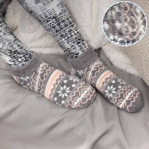 Image of BambooMN Women's Super Soft Warm Cozy Fuzzy Socks Assortments